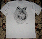 футболка волк